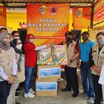 Inkindo Jawa Timur Serahkan Bantuan Sembako dan 10Ton TOPmortar ke Korban Banjir Jember