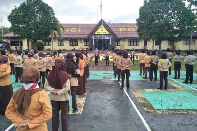 Sat Binmas Polres Melawi Gelar Latihan Bagi Anggota Saka Bhayangkara