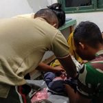 Satgas Pamtas Yonif 407 Bantu Persalinan Darurat Bayi Warga Perbatasan