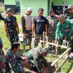 Danramil 1502/07 Piru SBB Letakkan Batu Pertama Pembangunan Mushola Al-Badar