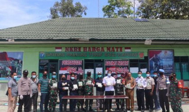 Satgas Pamtas Yonif 642 Kapuas Kembali Amankan Sabu 10,765 Kg