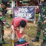Satgas Pamtas Yonif 407 Amankan 6 Pekerja Migran Indonesia Ilegal