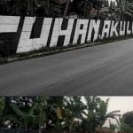 Aksi Viral, Mural Bertuliskan "Tuhan Aku Lapar" di Jalan Raya Arya Santika