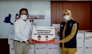 Dampak Pandemi, Bantuan Mengalir dari Pihak Swasta Kepada Pemda Banyuwangi