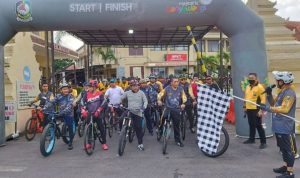 Fun Bike Menyambut HUT KE-76 Bhayangkara Diikuti 1000 Bikers Banyuwangi