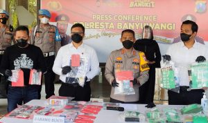 Ops Pekat Semeru 2022, Premanisme Peresah Masyarakat Diamankan Polresta Banyuwangi